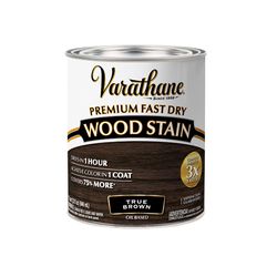 Varathane Premium True Brown Oil-Based Urethane Modified Alkyd Fast Dry Wood Stain 1 qt