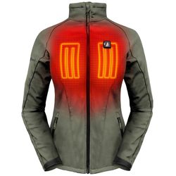 ActionHeat XXXL Women's Heated Jacket with Charger/Power Source Only Green
