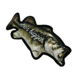 Territory For Dog Multicolored Polyester Big Bass Crunch Dog Toy Medium/Large 1