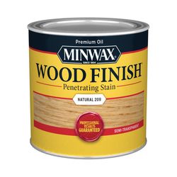 Minwax Wood Finish Semi-Transparent Natural Oil-Based Penetrating Wood Stain 1/2 pt