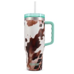 Yukon Outfitters 40 fl. oz. Cow Print BPA Free Double Wall Tumbler