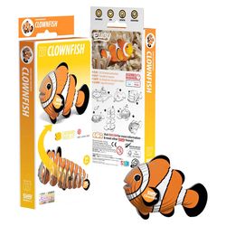Safari Ltd. Eugy Clownfish 3D Puzzle Orange/White
