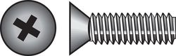 HILLMAN No. 1/4-20 Ga. X 1-1/4 in. L Phillips Flat Head Zinc-Plated Steel Machine Screws 100 pk