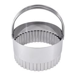 R&M International Corp 3 in. Fluted Biscuit Cutter Silver 1 pc