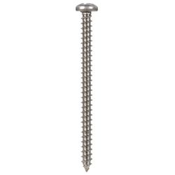 HILLMAN No. 12 Ga. X 3 in. L Phillips Pan Head Sheet Metal Screws 50 pk