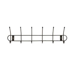 Spectrum 20 in. L Gray Steel Hook Rack 1 pk
