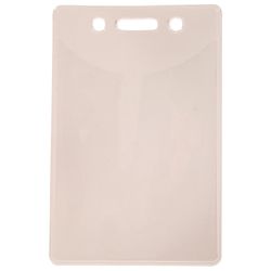 HILLMAN Plastic Clear ID Holder Badge Sleeve
