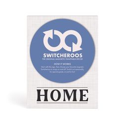 P Graham Dunn 7 in. H X 6 in. L Multicolored MDF Home Switcheroo Sign