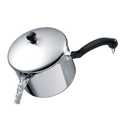 Farberware Stainless Steel Covered Saucepan 3 qt Gray