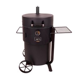 Oklahoma Joe's Bronco Charcoal/Wood Drum Smoker Black