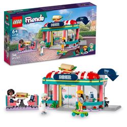 LEGO Friends Heartlake Downtown Diner Building Toy Multicolored 346 pc