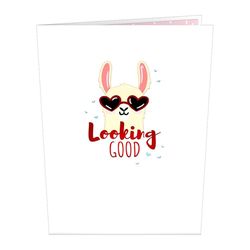 Lovepop Looking Good Llama Pop-Up Greeting Card