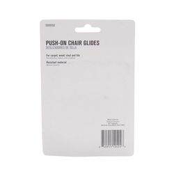 Projex Gray 1-5/8 in. Push-On Polymer Chair Glide 4 pk