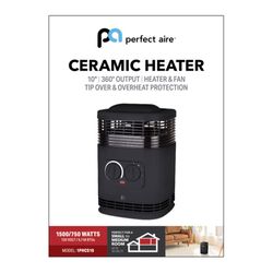 Perfect Aire 128 sq ft Electric Ceramic Space Heater