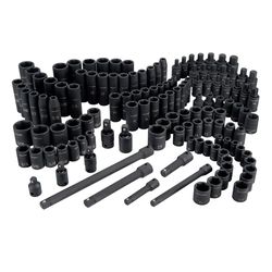 Craftsman 3/8 and 1/2 in. drive SAE 6 Point Mechanic's Tool Set 130 pc