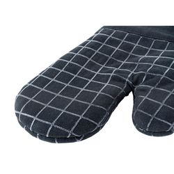 Mrs. Andersons Baking Black Cotton/Silicone Oven Mitt