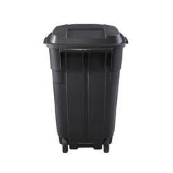 Rubbermaid Roughneck 34 gal Black Plastic Wheeled Garbage Can Lid Included