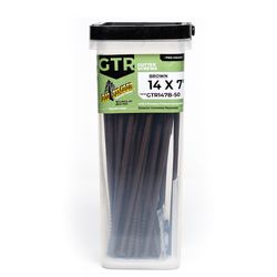 Big Timber No. 14 Sizes X 7 in. L Star Button Top Head Coarse Gutter Screws