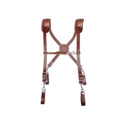 Dave White's Site Pro SiteGear 18 in. L X 10 in. W Leather Suspenders Brown 1 pk