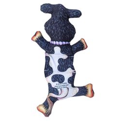 Fuzzu Barnyard Flops For Dog Multicolored Big Moo Dog Toy Small 1 pk