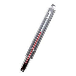 Taylor Tube Thermometer Metal Silver 9.75 in.