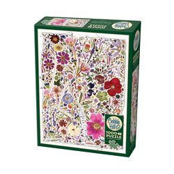 Cobble Hill Flower Press Spring Jigsaw Puzzle Multicolored 1000 pc