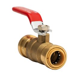 QuickFitting 1/2 in. Brass Push Fit Ball Valve