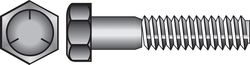 HILLMAN 5/16 in. D X 4 in. L Heat Treated Zinc Steel Hex Head Cap Screw 50 pk