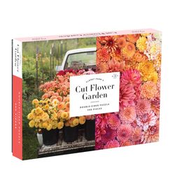 Chronicle Books Cut Flower Garden Puzzle Multicolored 500 pc
