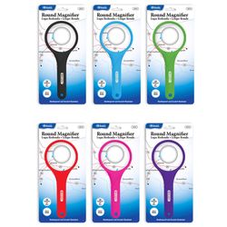 Bazic Products Round 2 Times Magnifier 3 in. W