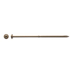 Big Timber No. 17 Ga. X 6 in. L Star Round Head Coarse Construction Screws