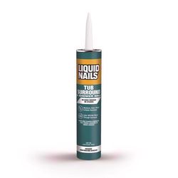 Liquid Nails Tub Surround & Shower Wall High Strength Latex White Adhesive 10 oz