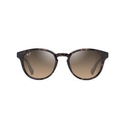 Maui Jim Hiehie Sunglasses Unisex Shiny Dark Havana with Trans Yellow Frame HCL Bronze Lens Polarize