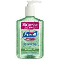Purell Aloe Scent Gel Advanced Hand Sanitizer 8 oz