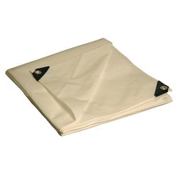 Dry Top® 12 ft. W X 16 ft. L Heavy Duty Polyethylene Tarp White