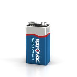 Rayovac High Energy 9-Volt Alkaline Batteries 4 pk Carded