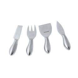 Swissmar Stainless Steel Cheese Knife Set 4 pc