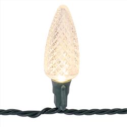 Celebrations Platinum LED C9 Warm White 25 ct String Christmas Lights 25 ft.
