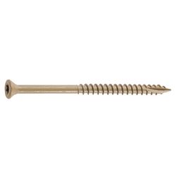 FastenMaster GuardDog No. 10 X 3 in. L Gold Phillips/Square Bugle Head Deck Screws 350 pk