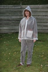 Boulder Creek Clear Vinyl Three Piece Rain Suit Small 11 mil