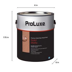 ProLuxe Rubbol Solid Low Luster Deep Tint Base Acrylic Wood Stain 1 gal