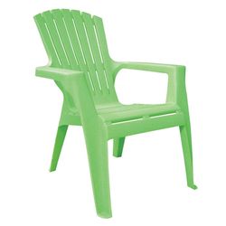 Adams Kids Summer Green Polypropylene Frame Adirondack Chair