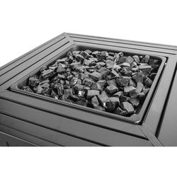 Endless Summer 30 in. W Steel Transitional Square Propane Fire Pit