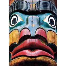 Eurographics Totem Pole Jigsaw Puzzles Multicolored 1000 pc