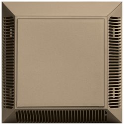 Builders Edge 7.5 in. H X 7.5 in. W Tan Vinyl Foundation Sidewall Vent