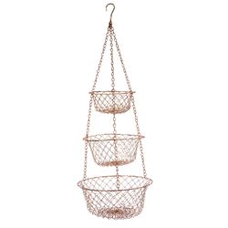 Fox Run Copper Hanging Food Storage Basket 1 pk