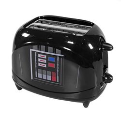 Uncanny Brands Star Wars Plastic Black 2 slot Toaster 7 in. H X 10 in. W X 6 in. D