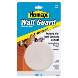 Homax 3-1/4 in. W X 3-1/4 in. L Plastic White Wall Protector Mounts to wall 3.25 in.