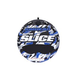 Airhead SUPER SLICE PVC Inflatable Blue Tapered Towable Tube 70 in. W