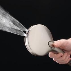 Oakbrook Collection Brushed Nickel ABS 6 settings Handheld Showerhead 1.8 gpm